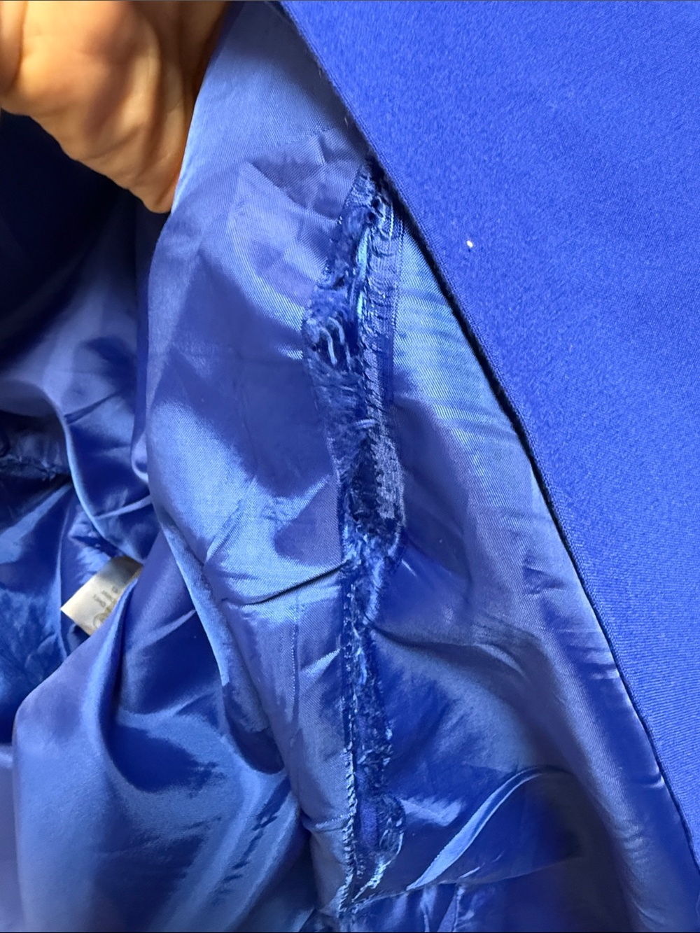 Calvin Klein Wear it to Work Dress Cobalt Blue Sheath Dress - Picture 6 of 9